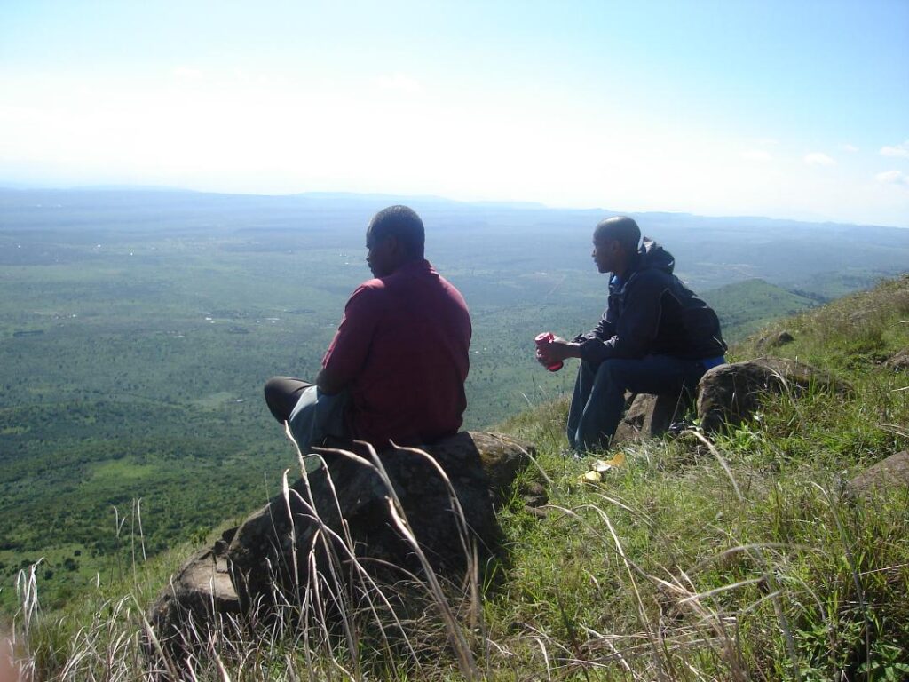 View of the Great Rift Valley from Ngong Hills